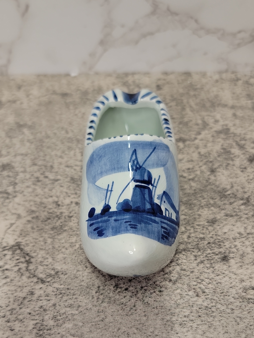 Vintage Delfts Blue Mini Clog Ashtray